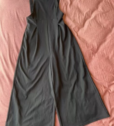 sly黑色七分阔腿背带裤，1码，购于专柜，...