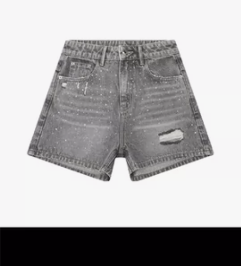 zmor大美瑶牛仔短裤L码穿到120斤，穿...