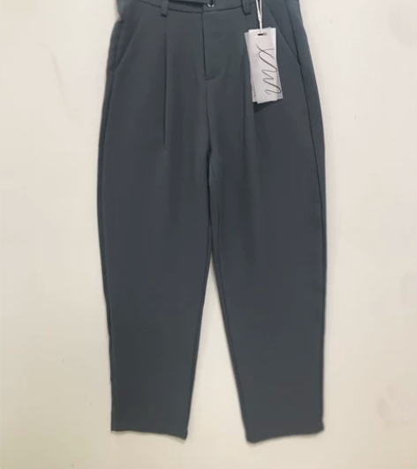 XWI高腰百搭垂坠感直筒西装裤22秋季新品...