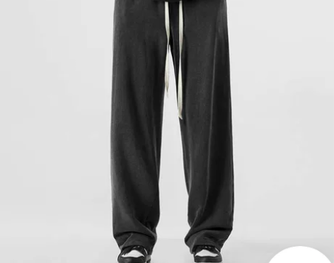 休闲裤 休闲裤卫裤纯棉重磅做旧水洗男秋季复...