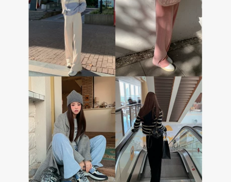 CheriZ张子萱】超模裤 高腰阔腿休闲裤...