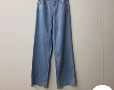 [黄圆]VEROMODA全新春季浅蓝色高腰...