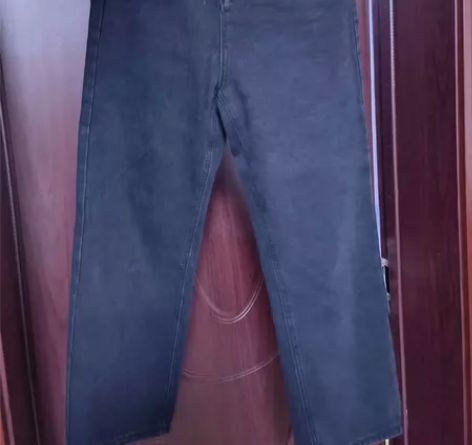 出双排扣直筒阔腿裤M码，几乎全新，春秋天可...