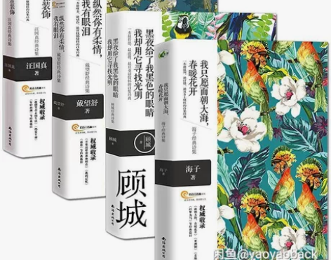 正版共4册海子顾城汪国真戴望舒诗集现当代诗...