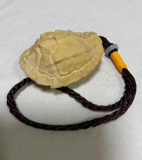 【小叶黄杨】木雕 富甲天下 手把玩件 龟壳...