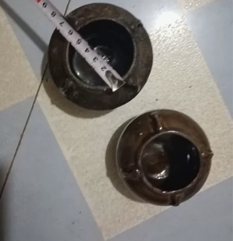 下乡收到的,清代四系小罐,香炉,一个完整,...