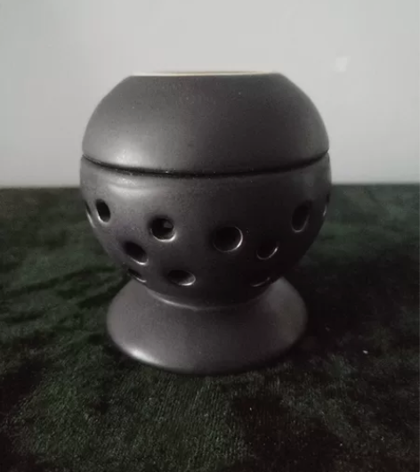 汇美舍 陶瓷香薰炉 高8cm 径7.5cm