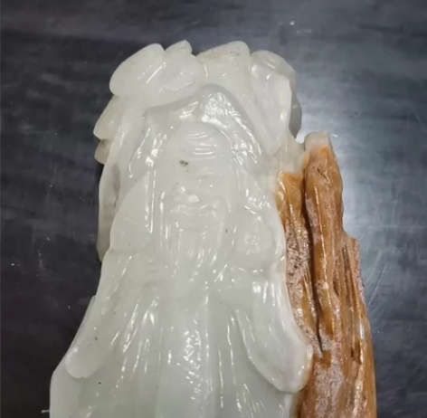 玉雕寿星,尺寸长9厘米宽7厘米,包邮价80...