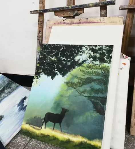 装饰画 手绘 无框 非专业 不定时画也不定...