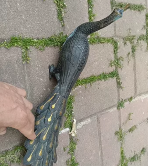 铜鎏金凤凰，回流老物件，工艺精湛，形象逼真...