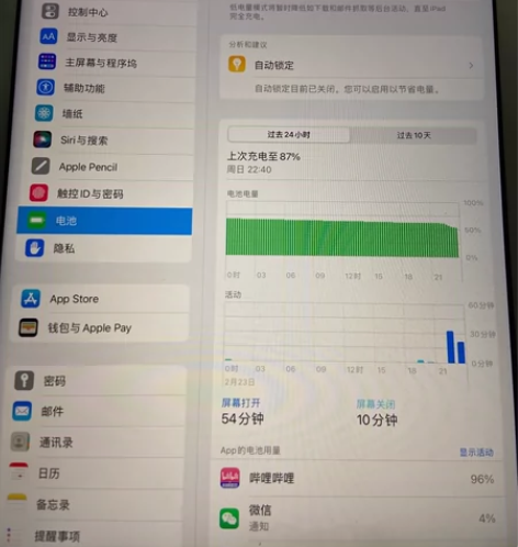 自用ipad8代 128g带正品苹果笔,(...