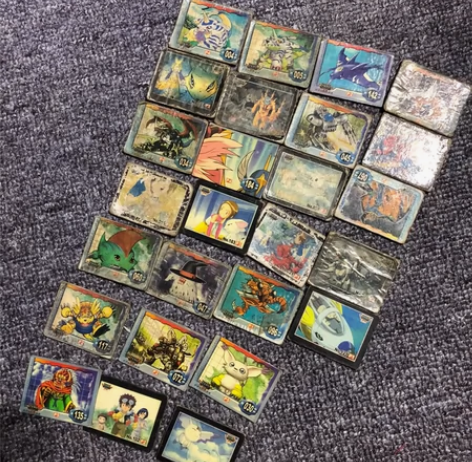 数码宝贝 磁铁冰箱贴 剧情 卡片 童年 老...