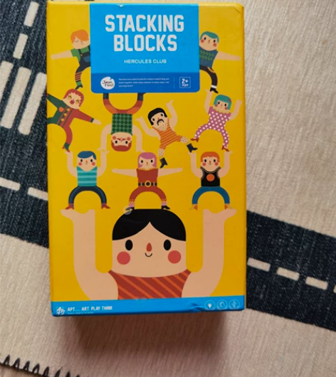 美乐童年大力士叠叠乐平衡积木儿童叠高高叠罗...