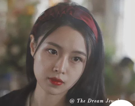 《红与黑》复古法式毛绒呢发箍发带超仙宽边压...