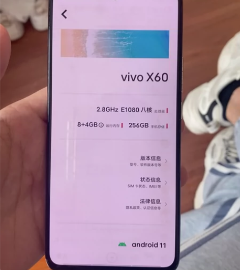 vivo  X60 内存8+256  外观...