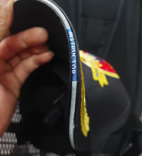 全新均码包邮黑色网眼款棒球帽教官帽，仅此一...