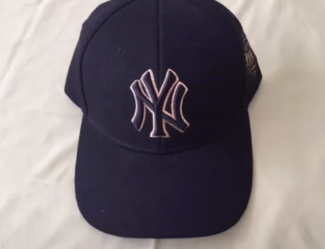 Mlb刺绣棒球帽,头围56-63可调节,全...