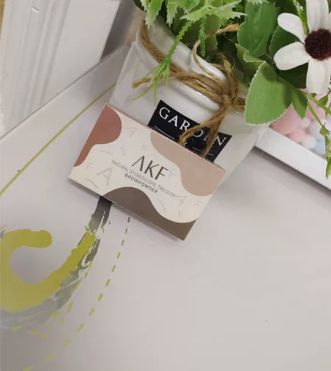 AKF三色立体眉粉防水防汗不易脱色女 全新...