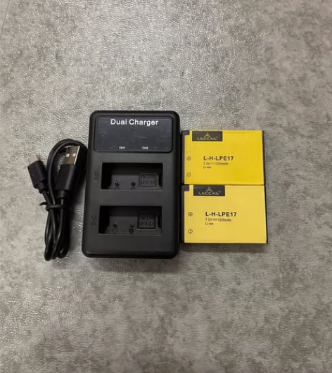 佳能E17电池双充套装 适合：佳能EOS ...