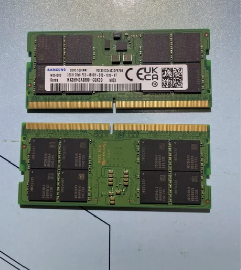 三星原装ddr5 4800 32g笔记本内...