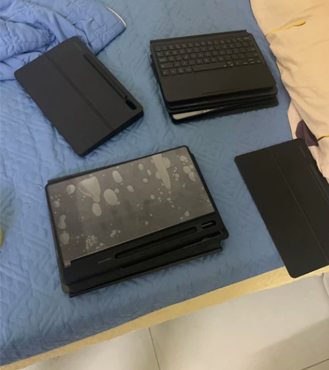 三星平板Tab S7 S7+原装键盘支架皮...