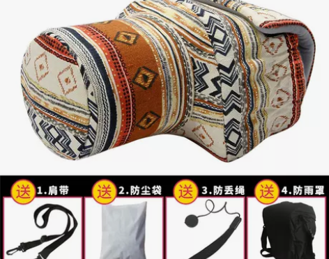 思洋佳能单反相机包女单肩可爱700D70D...