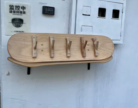 【滑板家私】衣物挂架挂钩衣帽架，制作过程就...