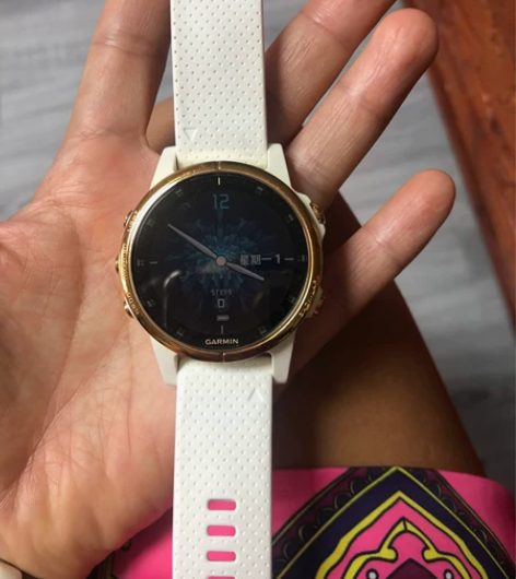 佳明飞耐时5sp蓝宝石版本，国行玫瑰金色，...