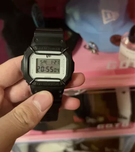 卡西欧联名NEWERA手表 dw5600 ...