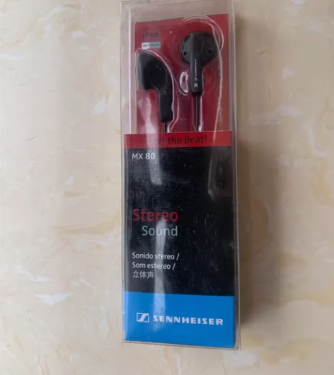 森海塞尔mx80耳塞 全新未使用，未拆封 ...