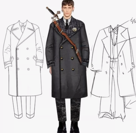 服装设计效果图、款式图代画，男装，女装，童...