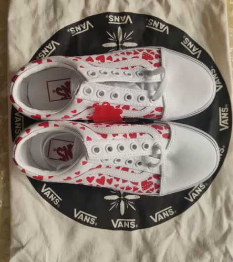 Vans Old Skool 爱心 情人节...