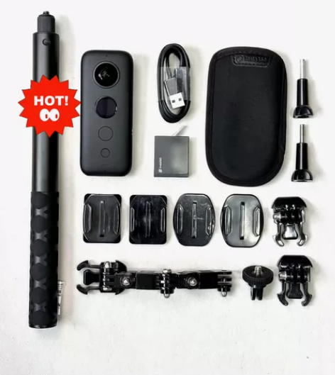 insta360 x1全景运动相机骑行套装...