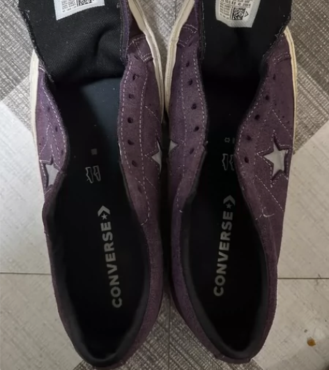 Converse One Star 低帮绒...