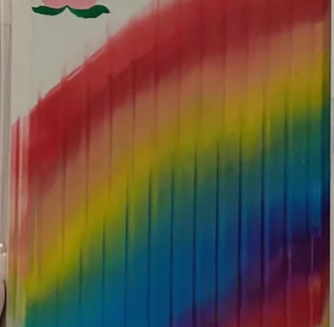 出一个行李箱,已经画好,如图,内容是福桃的...