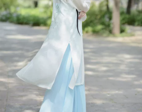 如梦霓裳汉服女装褙子宋裤[倚阑人]十一宋抹...