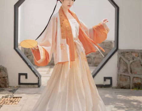 九曲阑珊凝露原创汉服女宋制四件春夏改良褙子...