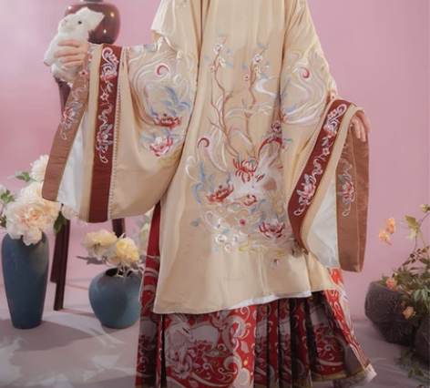 耀春乘黄汉服大全套重工刺绣画扇耀春联名乘黄...