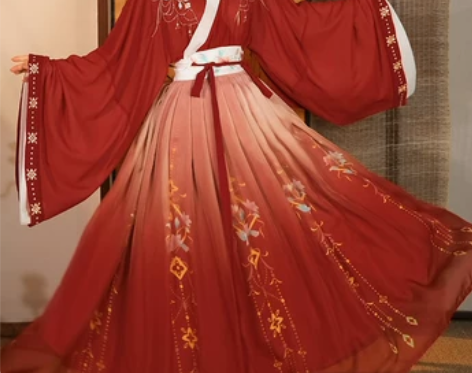 云芳晴绾星辰汉服女中国风原创正品6米摆对襟...