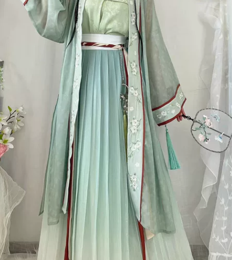 柒邑原创汉服 宋制三件套 穿一洗一无瑕疵 ...