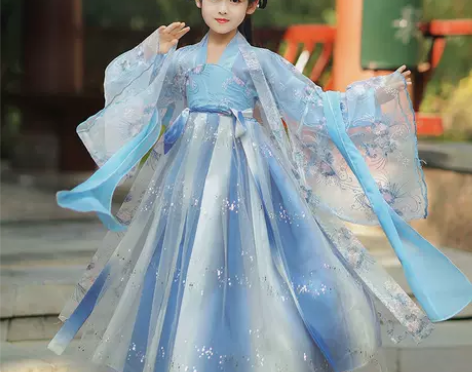 女童唐装长袖新款夏季6岁超仙7中国风8薄款...