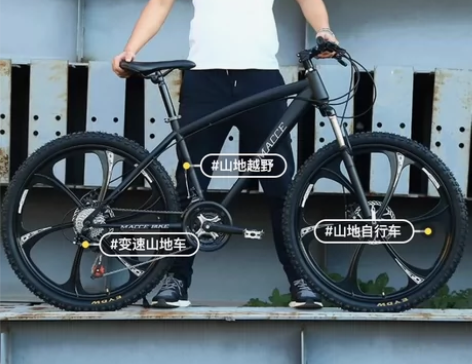 【清仓处理】全新永久大厂山地自行车26寸2...