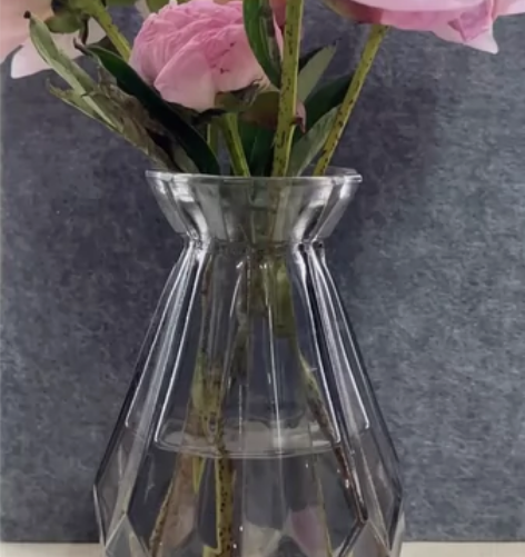 高级亚克力透明玻璃花瓶，可用于插花养花。买...