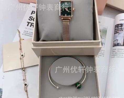 Lola小绿表rose手表女罗拉手表小方块...