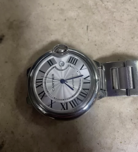 卡地亚蓝气球42mm蓝气球男款手表腕表 ，...