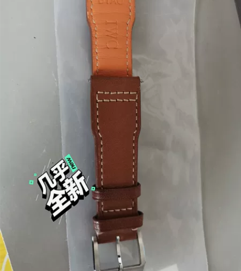 万国真皮手表带飞行员马克十八小王子手表带男...