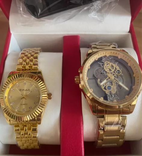 198一套时尚男女情侣手表，仅此一套全新。...