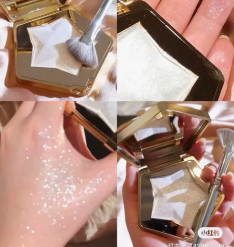 完美日记钻石高光 月亮银色 真的让你像个仙...