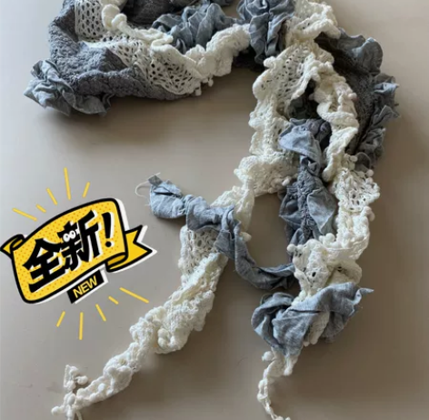 全新小清新文艺范围巾 产品如图，不退不换没...