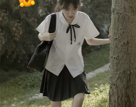 全新台湾风校服套装附中学生jk制服白衬衫风...